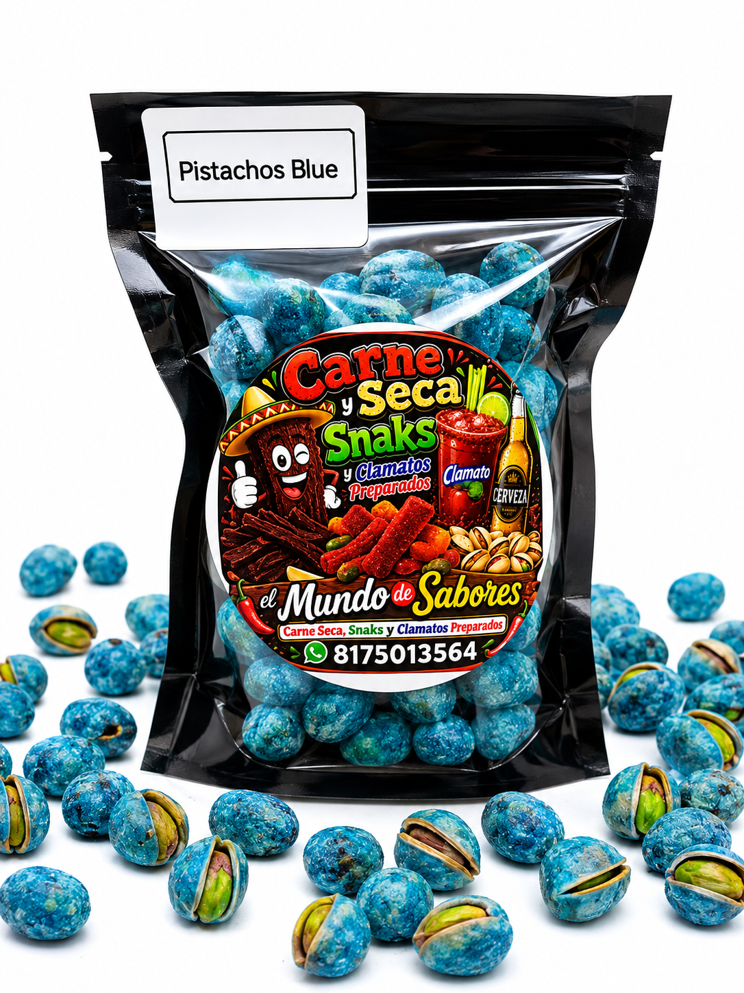 Pistachos Sabor Fuego Azul