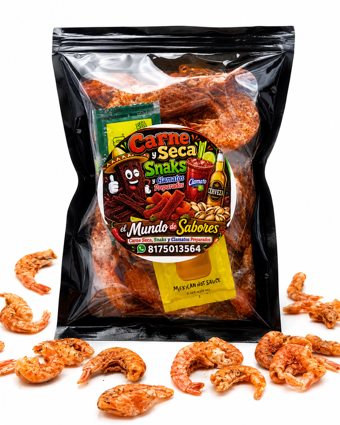 Camarones Cajun Secos
